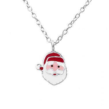 Strieborný Santa Claus - Striebro 925 Náhrdelníky s retiazkou A4S23584
