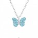 Butterfly - 925 Sterling Silver Necklaces with silver chains A4S24658