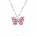 Butterfly - 925 Sterling Silver Necklaces with silver chains A4S24739