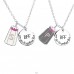 Salz und Pfeffer Best Friends Halsketten-Set - 925er Silber Halsketten für Kinder A4S30447