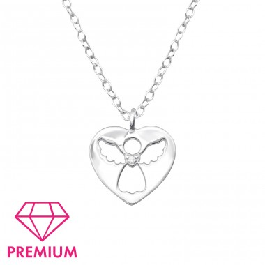 Winkel - Premium* - 925er Silber Halsketten für Kinder A4S32079
