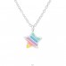 Star - 925 Sterling Silver Necklaces with silver chains A4S39082