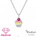 Muffina - Premium  - Šperkové Striebro 925 Náhrdelníky S Retiazkou A4S40654