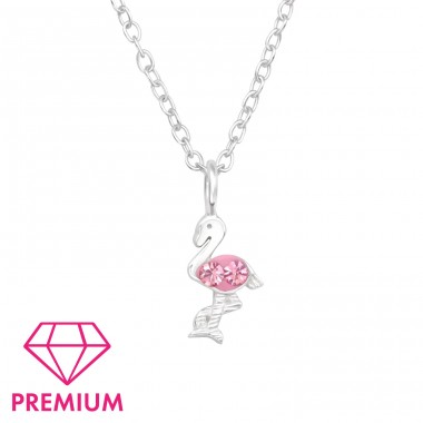 Flamingo - Premium* - Argint 925 Coliere cu lanț A4S41448