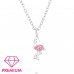 Plameňák - Premium* - Stříbro 925 Náhrdelníky s řetízkem A4S41448