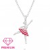 Balerina-prémium - 925 Ezüst Nyakláncok A4S43751