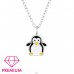 Pinguin - Premium* - Argint 925 Coliere Cu Lanț A4S43971