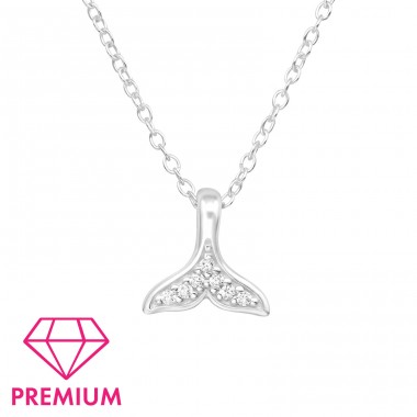 Bálna Farka -Premium* - 925 Ezüst Nyakláncok A4S45070