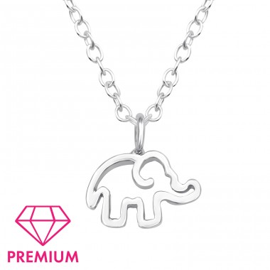 Elefánt - Premium* - 925 Ezüst Nyakláncok A4S45076