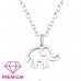 Elefant - Premium* - Argint 925 Coliere Cu Lanț A4S45076