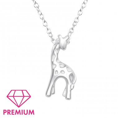 Girafă - Premium* - Argint 925 Coliere Cu Lanț A4S45078