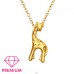 Aranyozott Zsiráf - Premium* - 925 Ezüst Nyakláncok A4S45079