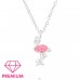 Flamingo - Premium* - Argint 925 Coliere Cu Lanț A4S45250