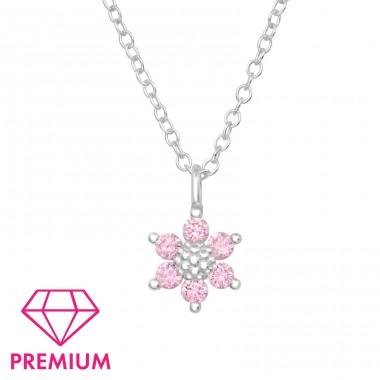 Kvetinka - premium* - Schmuck Silber 925 Halsketten mit Kette A4S46042