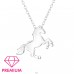 Cal cabrat - Premium* - Argint 925 Coliere Cu Lanț A4S46641