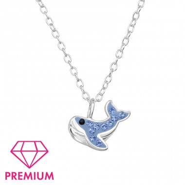 Velryba - Premium* - Šperkovní Stříbro 925 Náhrdelníky S Řetízkem A4S48763