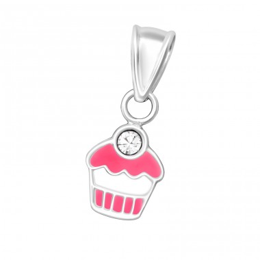 Cupcake - Striebro 925 Prívesky pre deti A4S36663