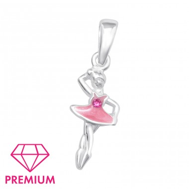 Ballet dancer - Premium* - 925 Sterling Silver Pendants For Kids A4S46057