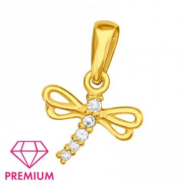 Dragonfly - Premium* - 925 Sterling Silver Pendants For Kids A4S46066