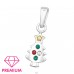 Pom De Crăciun cu Cristale - Premium* - Argint 925 Pandantiv A4S46410