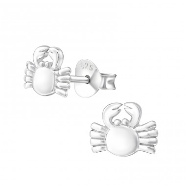 Crab - 925 Sterling Silver Ear Studs without stones A4S22314