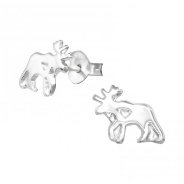 Moose - Striebro 925 Puzetové náušnice bez kameňa A4S33603