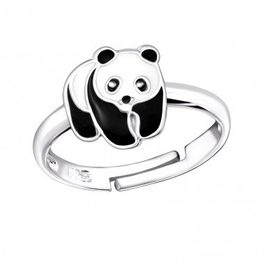 Strieborná Panda - Striebro 925 Prstene pre deti A4S11896