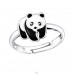 Strieborná Panda - Striebro 925 Prstene pre deti A4S11896