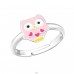 Owl - 925 Sterling Silver Rings for kids A4S27727