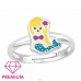 Sellő glitterrel - Premium* - 925 Ezüst Gyűrűk A4S43696