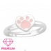 Imprimeu Labuta in Inimioara - Premium* - Argint 925 Inel A4S43697