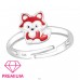 Fox ring for kids - Premium* - 925 Sterling Silver Rings For Kids A4S46406