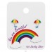 Umbrella ear studs on card - 925 Sterling Silver Jewellery Sets For Kids A4S39678