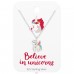 Unicorn on card - 925 Sterling Silver Jewellery Sets For Kids A4S45466