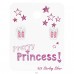 Ballerina Shoes with Rose Crystalls - 925 Sterling Silver Jewellery Sets For Kids A4S47363