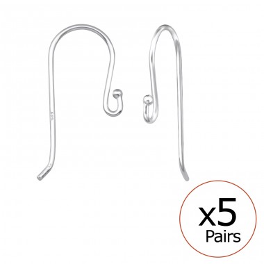 Fish Hook - 925 Sterling Silver Silver jewelry accessories A4S32671