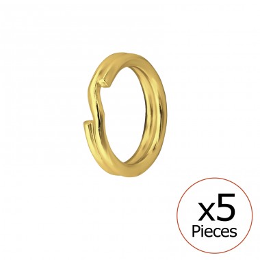 Split Ring - 925 Sterling Silver Silver jewelry accessories A4S32693