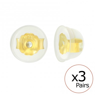 Fluturaș prindere cercei Acoperit Cu Silicon - Argint 925 Accesorii De Argint A4S40613