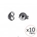 Butterfly Backs 10 pairs - 925 Sterling Silver Silver Jewelry Accessories A4S49123