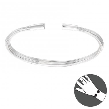 Otvorený  - Šperkové Striebro 925 Silver Heavy A4S42842