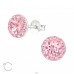 Okrągły Swarovski Swarovski® z Kryształami - Srebro Próby 925 Swarovski Kolczyki A4S40667