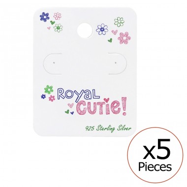 Kráľovská Cutie! Ucho Karty - Papier Obaly a darčekové karty na šperky A4S34077