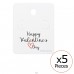 Šťastný Valentín - Papier Strieborné Sety A4S35820