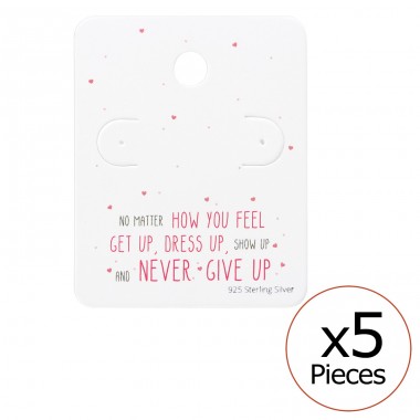 Motivačné kartičky - Papier Strieborné Sety A4S35822