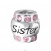 Sister - 925 Sterling Silver Beads with Zirconia or Crystal A4S19830