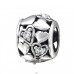 Heart - 925 Sterling Silver Beads with Zirconia or Crystal A4S3783