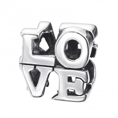 Love - 925 Sterling Silver Beads without stones A4S11188