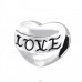 Heart Love - 925 Sterling Silver Beads without stones A4S14936