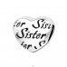 Heart Sestra - Striebro 925 Korálky bez kameňov A4S17127