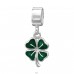 Shamrock - 925 Sterling Silver Beads without stones A4S22267